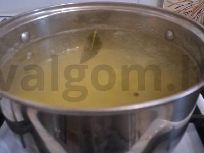 Žuvies sriuba su pupelėmis Žingsnis 7