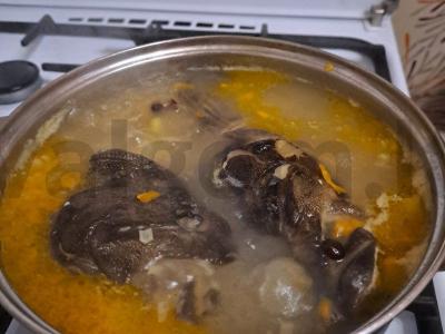 Žuvies sriuba su pupelėmis Žingsnis 11