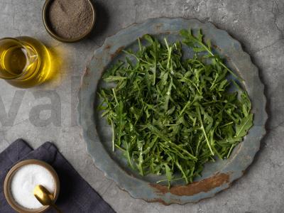 Salotas su avietėmis ir burrata Žingsnis 1