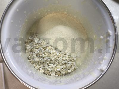 Varškės-moliūgų apkepas su razinomis Žingsnis 2