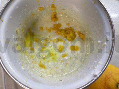 Varškės-moliūgų apkepas su razinomis Žingsnis 3