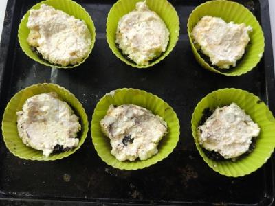 Sūrio pyragas su sausainiais ir mangais Žingsnis 2