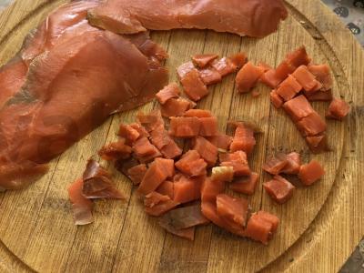 Užkandžių sumuštiniai su lašiša Žingsnis 5