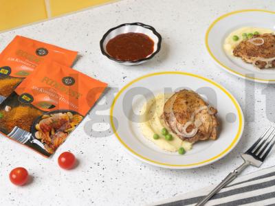 Vištienos šlaunelės lėtojoje viryklėje pagrindine nuotrauka