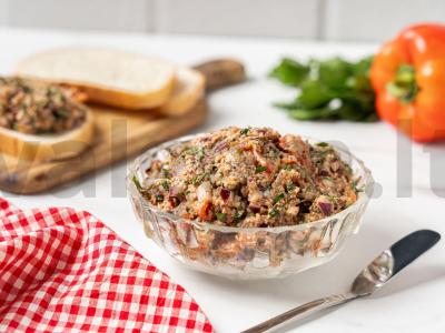 Keptas paprikos užkandis pagrindine nuotrauka