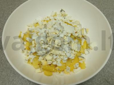 Okroška su vištienos krūtinėlėmis, wasabi ir kvassu Žingsnis 2