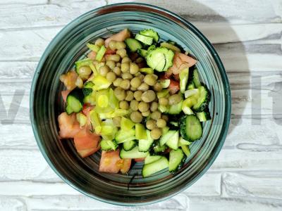 Sultingas daržovių salotas su baziliku Žingsnis 5