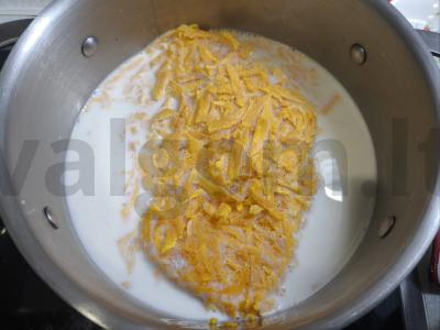 Moliūgų košė su bulguru ir kukurūzais Žingsnis 2