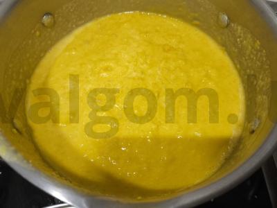 Moliūgų košė su bulguru ir kukurūzais Žingsnis 6