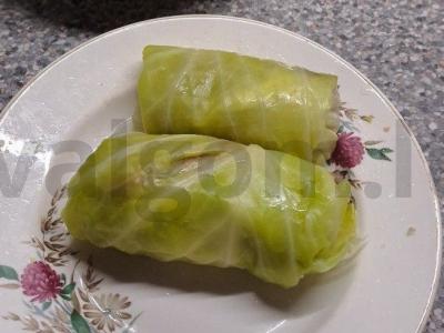 Kopūstų suktinukai piene Žingsnis 11