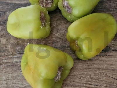 Paprika su rudaisiais ryžiais žiemai pagrindine nuotrauka