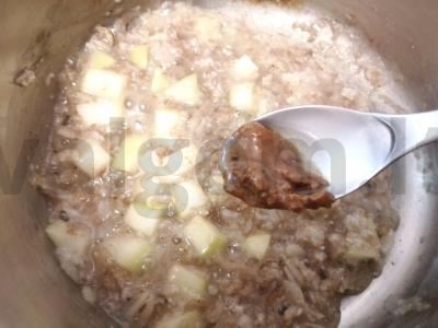 Grūdų košė su obuoliais Žingsnis 6