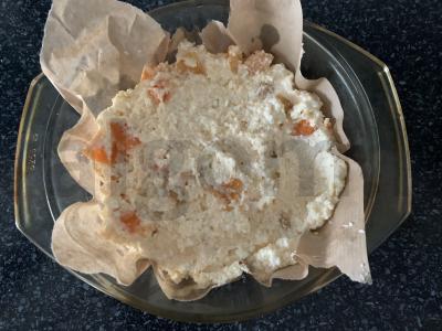 Varškės apkepas su abrikosais Žingsnis 5