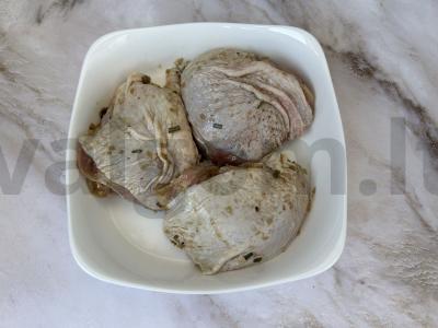 Vištienos šlaunelės marinate su balzaminiu actu Žingsnis 3