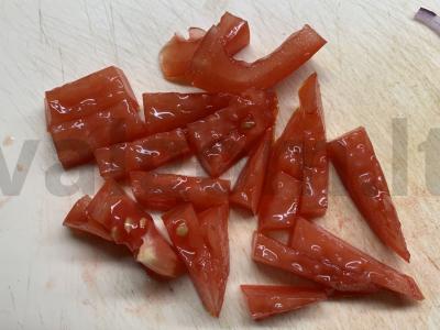 Užkandis ant krekerių su humusu ir daržovėmis Žingsnis 2