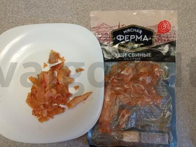 Žirnių sriuba su rūkytomis kiaulės ausimis Žingsnis 1