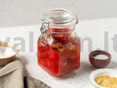 Marinuotas arbūzas su garstyčiomis Žingsnis 5