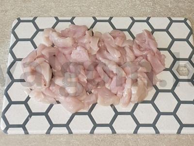 Kvapnus vištienos filė aštriame karčiojo padaže Žingsnis 1