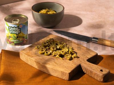 Lašišų rietas su alyvuogėmis Žingsnis 3