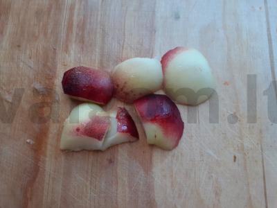 Avižinė košė puodelyje su kefyru, nektarinu ir juodaisiais serbentais Žingsnis 2