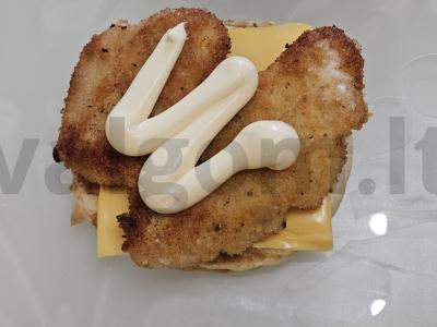 Burgeris su kiaulienos kotletu Žingsnis 4