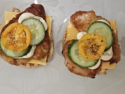 Burgeris su kiaulienos kotletu Žingsnis 5