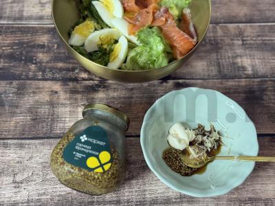 Salotas su lašiša ir parmezanu Žingsnis 4