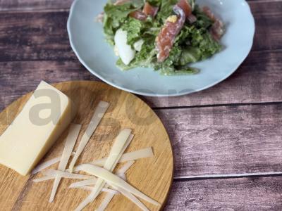 Salotas su lašiša ir parmezanu Žingsnis 5