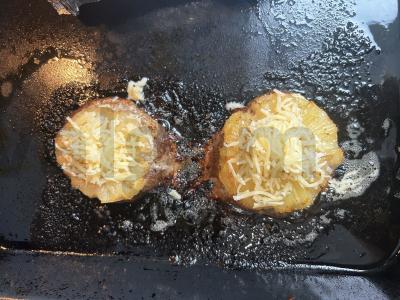 Faršo lizdai su ananasais ir sūriu Žingsnis 8