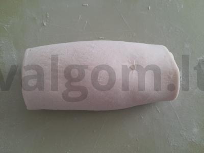 Rulėliai su varškės-grietinės įdaru ir saldžiuoju pienu Žingsnis 5