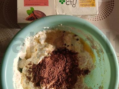 Patingėlis varškės šokoladinis sūrio pyragas Žingsnis 3