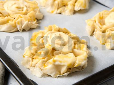 Filo tešlos pyragėliai su braškėmis Žingsnis 4