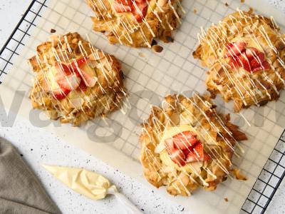 Filo tešlos pyragėliai su braškėmis Žingsnis 7