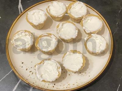 Tartaletės su varškės sūriu, žolelėmis ir midijomis Žingsnis 2