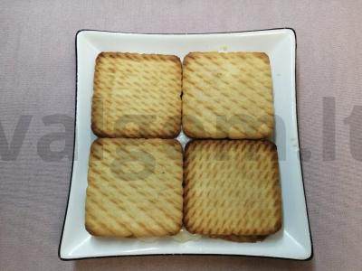 Mini tortas iš cukraus sausainių su kremu Žingsnis 5