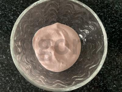 Varškės ir braškių desertas su vaisiais Žingsnis 5