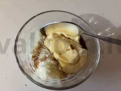 Kepta sūrio kepurėlė ritinėliams Žingsnis 3