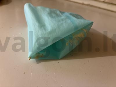 Kepta sūrio kepurėlė ritinėliams Žingsnis 6