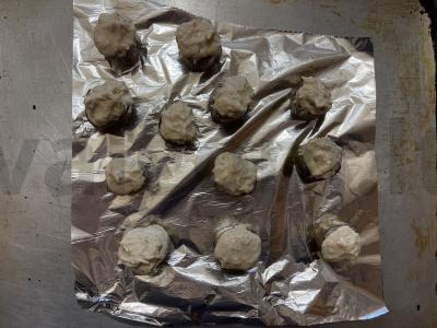 Kepta sūrio kepurėlė ritinėliams Žingsnis 7