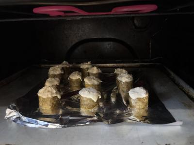 Kepta sūrio kepurėlė ritinėliams Žingsnis 8