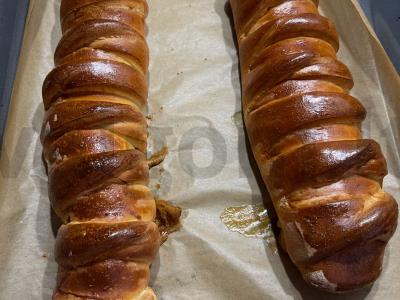 Sluoksniuotos tešlos ritinėliai Žingsnis 3