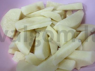 Kaimiški bulvės su paprika ir kardamonu Žingsnis 1