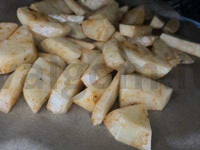 Kaimiški bulvės su paprika ir kardamonu Žingsnis 6