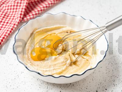 Belgų vafliai su žemės riešutų sviestu Žingsnis 3