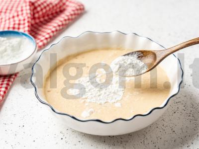 Belgų vafliai su žemės riešutų sviestu Žingsnis 5