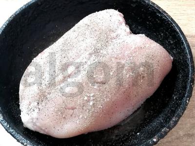 Aštrus vištienos krūtinėlė su kaulu Žingsnis 4