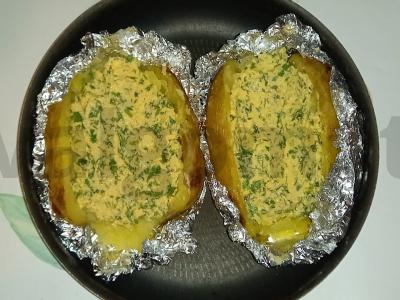 Keptas bulvės su delikatesine ikra Žingsnis 5