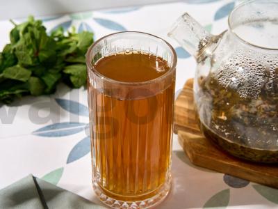 Obuolių-bananų smoothie su žaliąja arbata Žingsnis 2