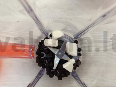 Mėlynių kokteilis su bifilaisu Žingsnis 1