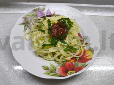 Al dente spageti su lečo Žingsnis 4